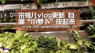 宋祖儿vlog更新 自嘲“小萝卜”皮起来连自己都怼:华体会app(图1) 华体会app
